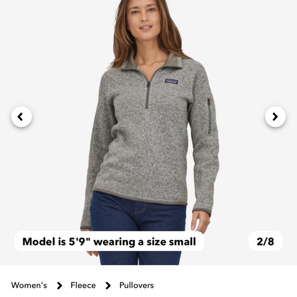 PATAGONIA Women's Better Sweater® 1/4-Zip Fleece - Size M - Picture 2 of 9